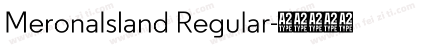 Meronalsland Regular字体转换